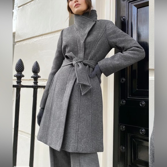 Aritizia/Babaton Light Grey Wool Coat